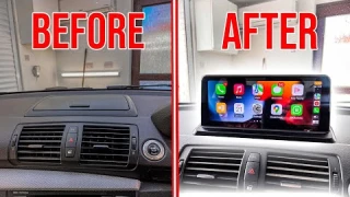 INSTALLING APPLE CARPLAY IDRIVE HEADUNIT ON MY BMW 1 SERIES E82 135I