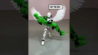He is not a real angel👹 #actionfigures #dummy #lego #stikbot #t13 #pose #figure #customfigure #toy