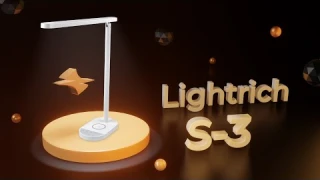 Настольная лампа с беспроводной зарядкой Lightrich S3