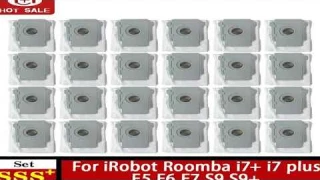 For iRobot Roomba i7+ i7 plus E5 E6 E7 S9 S9+ Dust bag Accessories robot Vacuum Cleaner ba