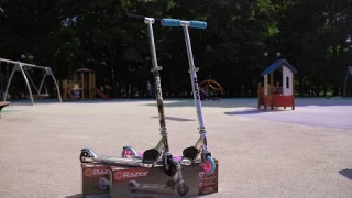 Обзор Razor A Special Edition - это легенда и самый легкий детский складной самокат в ярких цветах