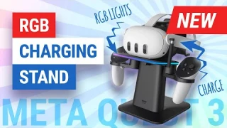 Elevate Your Meta Quest 3 Setup: Kiwi Design RGB Charging Stand Review
