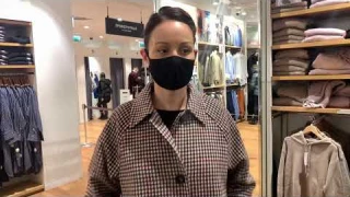 ОБЗОР JW ANDERSON/ UNIQLO. Женская и мужская коллекции. Бесшовные пуховики средней длины, примерка