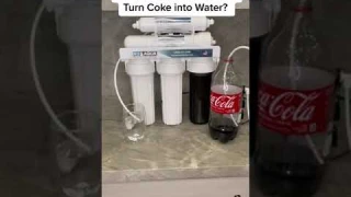 Can the NU Aqua Reverse Osmosis System turn Coke into Water? Challenge Accepted! Let's find out!