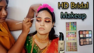 Long Lasting Bridal Makeup / Affordable Bridal Makeup Tutorial For Beginners