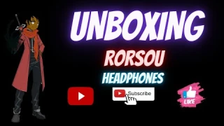 UNBOXING RORSOU R10 HEADPHONES