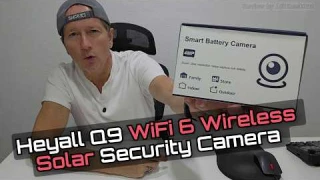Heyall Q9 Solar WiFi 6 Security Camera Review — Unboxing, Setup & Day/Night Test