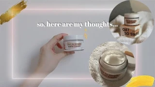 KRAVE BEAUTY | OAT SO SIMPLE WATER CREAM | REVIEW & FINAL THOUGHTS