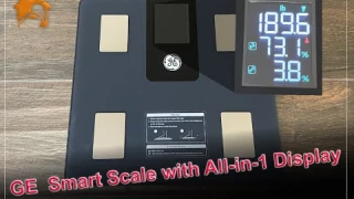 GE Smart Scale for Body Weight with All in one LCD Display