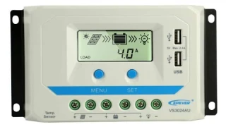 EPEVER 30A Solar Charge Controller 12V/24V Auto, Solar Charge Regulator 30 amp - Overview