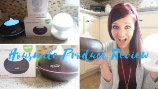 HOUSMILE PRODUCT REVIEW | HONEST REVIEW | ESSENTIAL OIL DIFFUSER | LED MOVABLE LIGHT |