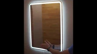 Зеркало Marta с Led-подсветкой и диммером с датчиком движения (взмах руки). Принцип работы