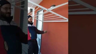 Идея сушилки для белья. Складная, компактная и вместительная