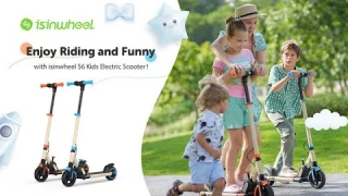 isinwheel S6 Electric Scooter for Kids