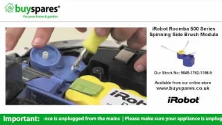 How To Replace The Side Brush Module on an iRobot Roomba Vacuum Cleaner