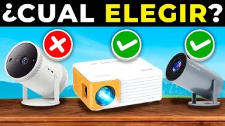 ✅ Los 5 MEJORES PROYECTORES PORTÁTILES 2025 | Compactos y Potentes de Amazon