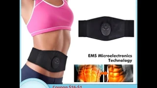 Electric Stomach Slimming Belt Vibration Waist Wrap Loss Weight Abdomen Massager Fat Burning