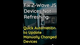 Manually Turned On Z-Wave Devices Not Refreshing in Home Assistant? #Shorts