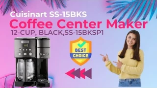 Cuisinart SS 15BKS Coffee Center Maker | 12 Cup | Black | SS 15BKSP1 Review | Best Coffee Maker