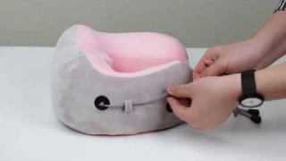 Массажная подушка с завязками для шеи KZ 0559