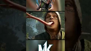 Reptile Eats an Insect Mortal Kombat 1