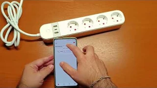 Умный сетевой фильтр удлинитель wifi Tuya USB PD30W