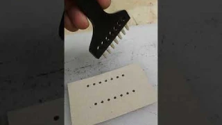 Пробойник диаметром отверстия 2 мм с шаге 7 мм