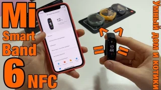 Xiaomi Mi band 6 NFC официальная Российская версия! Покупка, настройка, обзор. Умный дом и котики