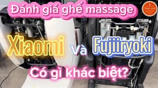 Đánh giá ghế massage Xiaomi và Fujiiryoki có gì khác biệt?