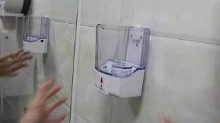 Настенный автоматический дозатор для мыла dataroad 0.7l, умный жидкого кухни, ванной комнаты,