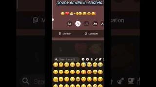 ~ Iphone emojis on Android ~ #shorts #iphone #iphoneemoji #ios