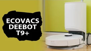 Крутой робот-пылесос со станцией самоочистки - ECOVACS DEEBOT T9+