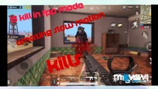 Amazing slow motion kills in fpp mode pubg game play