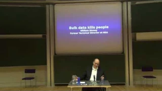 William Binney & Arjen Kamphuis - The Dangers of Success - Cambridge University  12-10-2017