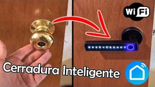 Review cerradura de puerta inteligente Raykube M5 Cerradura Como instalarla