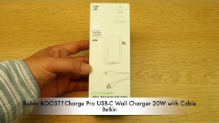 Belkinの「Belkin BOOST↑Charge Pro USB-C Wall Charger 20W with Cable」紹介