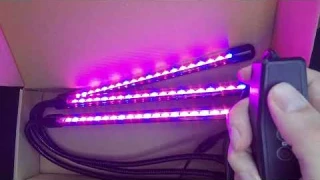 Фитолампа светодиодная для растений на прищепке с таймером