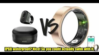 KINMATES Tiktok Scrolling Ring VS Jojovenusmall Smart Ring Health Tracker