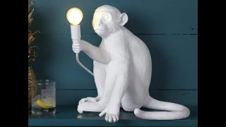 Modern Art Monkey Lamp Décor
