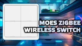 Moes - zigbee выключатель на 4 клавиши для Tuya Smart, интеграция в Home Assistant