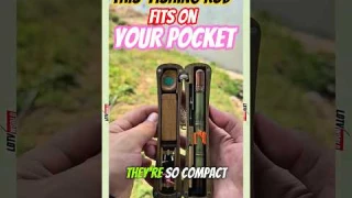 This Fishing Rod Fits in Your Pocket… and Still Works?! #fishing #minirods