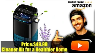 Buy POMORON MJ002H 4-in-1 Air Purifiers for Home, H13 True Hepa Filter, Air Ionizer Negative Ion