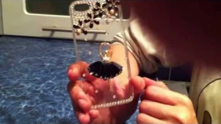 Чехол с Балериной и стразами для iPhone 5