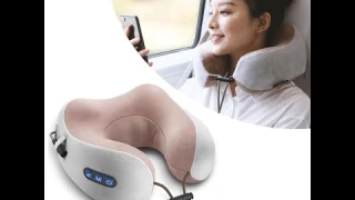 Массажная подушка для шеи U Shaped Pillow | Neck massage pillow U Shaped Massage Pillow