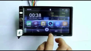 автомобиля Радио 7 дюймов Touch mirrorlink проигрыватель Android сабвуфер MP5 плеер Авто Bluetooth