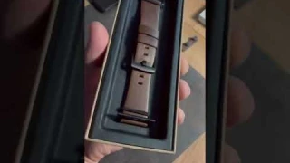 Кожаный ремешок Nomad Modern Strap для Apple Watch 44mm/42m, 45 mm. dark brown 🍂🧥