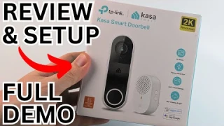 Kasa Smart Doorbell Camera Install, Setup, & Review - KD110