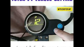 MyScooter.my - How to Change Joyor F1 Electric Scooter Torque Setting