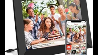 Review FRAMEO 10.1 Inch Smart WiFi Digital Photo Frame 1280x800 IPS LCD Touch Screen 2021