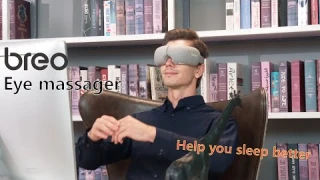 breo iSeeM eye massager product guide ,breo iSee M help you sleep better
